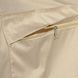 Designer Series BBQ Grill Cover. Heavy Duty Waterproof Fabric, Air Vents, Click Close Straps, and Pocket. 58" Three Palms Design