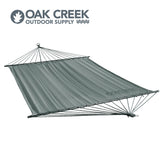 Oak Creek Rest Easy Backyard Replacement Hammock. Outdoor, 2 Person, Double with 450 Pound Capacity. 11 FT Long, Heavy-Duty Nylon with Collapsible Aluminum Spreader Bars. Includes Storage Bag.