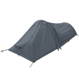 Hidden Trails Single, 1 Person Bivy Waterproof Camping Tent. Includes XPE Sleeping Mat and Rain Fly. Comes in a Carry Bag Weighing Only 3 Pounds. Easy Setup. Great for Backpacking and Hiking.