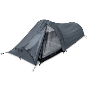 Hidden Trails Single, 1 Person Bivy Waterproof Camping Tent. Includes XPE Sleeping Mat and Rain Fly. Comes in a Carry Bag Weighing Only 3 Pounds. Easy Setup. Great for Backpacking and Hiking.