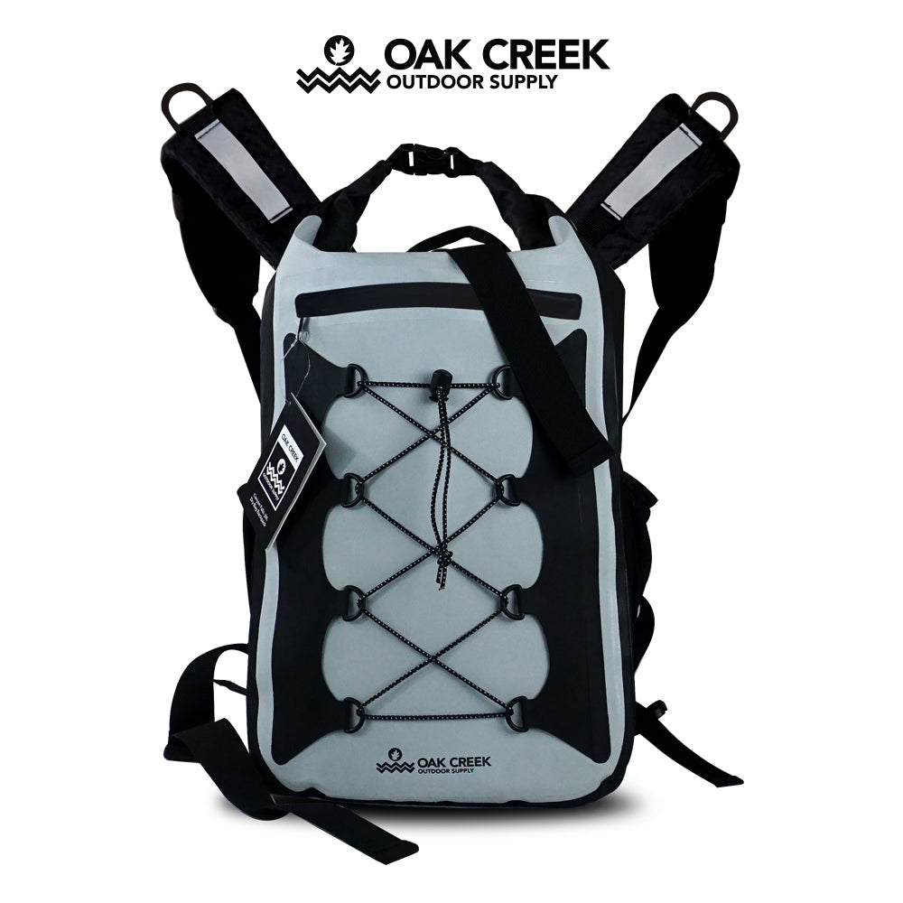 Oak Creek Outdoor Supply Canyon Falls 30L Dry Bag Backpack | Premium Waterproof Backpack with Padded Shoulder Straps | PVC Construction | Keep Your GE