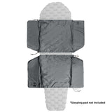 Oak Creek Hammock Sleeping Pad Extender Set. Closed Cell Foam Provides Insulation from the Elements and Fits All Adult Hammock Sizes.  Includes Two Lightweight and Fully Adjustable Extenders and Weighs 0.5 lbs. Pack Size: 20” L x 7.5” W x 2” H