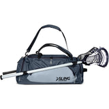 Sling Lacrosse Bag - Hybrid 3.0 (2022 Version) - Use as a Backpack or Duffel Bag - Holds 2 Sticks and All of Your LAX Gear - 40L Capacity